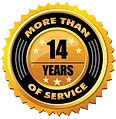 14 Years Logo